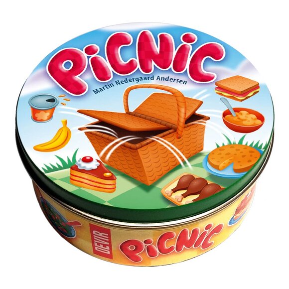 Picnic Tin Box Family and Party Card Game For 8+ New Sealed-Multilingual - Picture 1 of 11